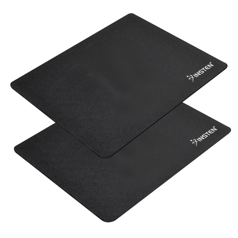 INSTEN 2-Piece Set Mouse Pad for Optical/ Trackball Mouse, Black, 4 of 6