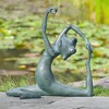 SPI Home Limber Yoga Frog Garden Sculpture – Whimsical Metal Art for Outdoor Zen Spaces and Playful Decor - 3 of 3