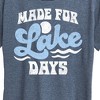 Women's - Instant Message - Made For Lake Days Short Sleeve Graphic T-Shirt - 2 of 4