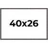 PosterPalooza | Slim Profile Brown Picture Frame - UV Acrylic, Backing Board, Hanging Hardware Included - 2 of 4
