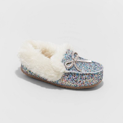 girls sparkle slippers