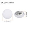 Unique Bargains Suit Dress Blouse Aluminum Fabric Cloth Covered Sewing Buttons 30 Pcs - 2 of 4