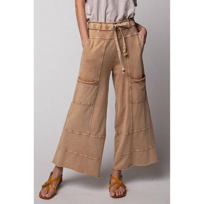 Women's More Than Enough Mineral Wash Pants - Easel