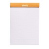 Rhodia Staplebound Notepad - Dot grid 80 sheets - 3 3/8 x 4 3/4 - Orange cover - 2 of 4