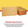 School Smart Kraft Envelopes with Clasp, 6-1/2 x 9-1/2 Inches, Pack of 100 - 4 of 4