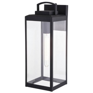 Vaxcel Kinzie 1 - Light Wall Light in  Textured Black - 1 of 4