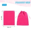 Unique Bargains Velvet Drawstring Pouch Wedding Favor Party Birthday Festivals Gift Packaging Bag 12 Pcs - 2 of 3