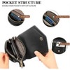 FATMOON Small Crossbody Bags for Women Cell Phone Purse Leather Triple Compartment Handbags Wallet Purses with Card Slots - 4 of 4
