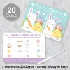 Big Dot of Happiness Spring Easter Bunny - 2-in-1 Happy Easter Party Cards - Activity Duo Games - Set of 20 - 2 of 4