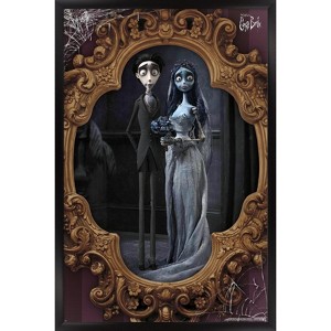 Trends International Tim Burton's The Corpse Bride - Wedding Photo Framed Wall Poster Prints - 1 of 4