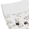 Sweet Jojo Designs Boy or Girl Gender Neutral Unisex Changing Pad Cover Botanical Leaf Taupe and White - 3 of 4