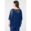 Roaman's Women's Plus Size Georgette Mesh Overlay Top - 3 of 4