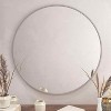 MAYEERTY Metal Framed Round Bathroom Mirror for Wall - 2 of 4
