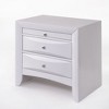 NicBex Nightstand with Drawers,Side Table with Wood Tapered Legs and Finish,Modern Bedside Table for Bedroom,Living Room - 2 of 4