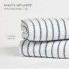 Cabana Stripe 100% Cotton Pool and Beach Towels - Pack of 2 or 4 - Oversized, Absorbent, Quick-Dry Towels - Becky Cameron - 3 of 4