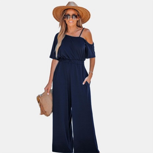 Women's Open-shoulder Jumpsuit - Cupshe : Target