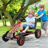 Costway 4 Wheels Kids Ride On Pedal Powered Bike Go Kart Racer Car Outdoor Play Toy - 2 of 4