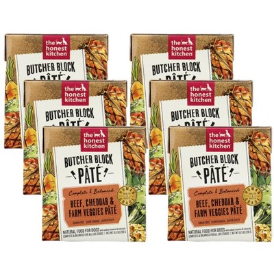 The Honest Kitchen Beef, Cheddar, and Farm Veggies Pate Dog Food - Case of 6/10.5 oz
