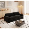 YONWAY 73" Queen Pull Out Sofa Bed with Side Storage, 3-in-1 Convertible Sleeper Sofa Velvet Loveseat Bed, for Living Room,Bedroom,Apartment,Office - 2 of 4
