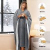 Catalonia Faux Shering Wearable Cape for Adult Women Men,Wrap Blanket Cape with Pocket, Warm, Soft, Cozy, Snuggly, Comfort Gift, No Sleeves - 2 of 4