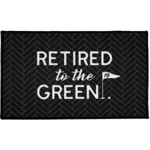 Pavilion Gift Company - Green - 27.5" x 17.75" Floor Mat - Floor Mats - 1 of 4