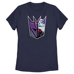 Women's Transformers: EarthSpark Megatron Decepticon Logo T-Shirt - 1 of 4