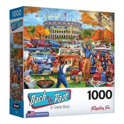 RoseArt Back to the Past Tailgating Fun Jigsaw Puzzle - 1000 Jpc