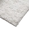 30x20 Petal Bath Mat White - Moda at Home