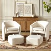 Giles Morden Upholstered Armchair with Removable Legs Storage Ottaman Set of 2|ART OF LIVING DESIGNS - 2 of 4