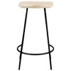vidaXL Bar Stools 2 pcs Solid Mango Wood - 3 of 4