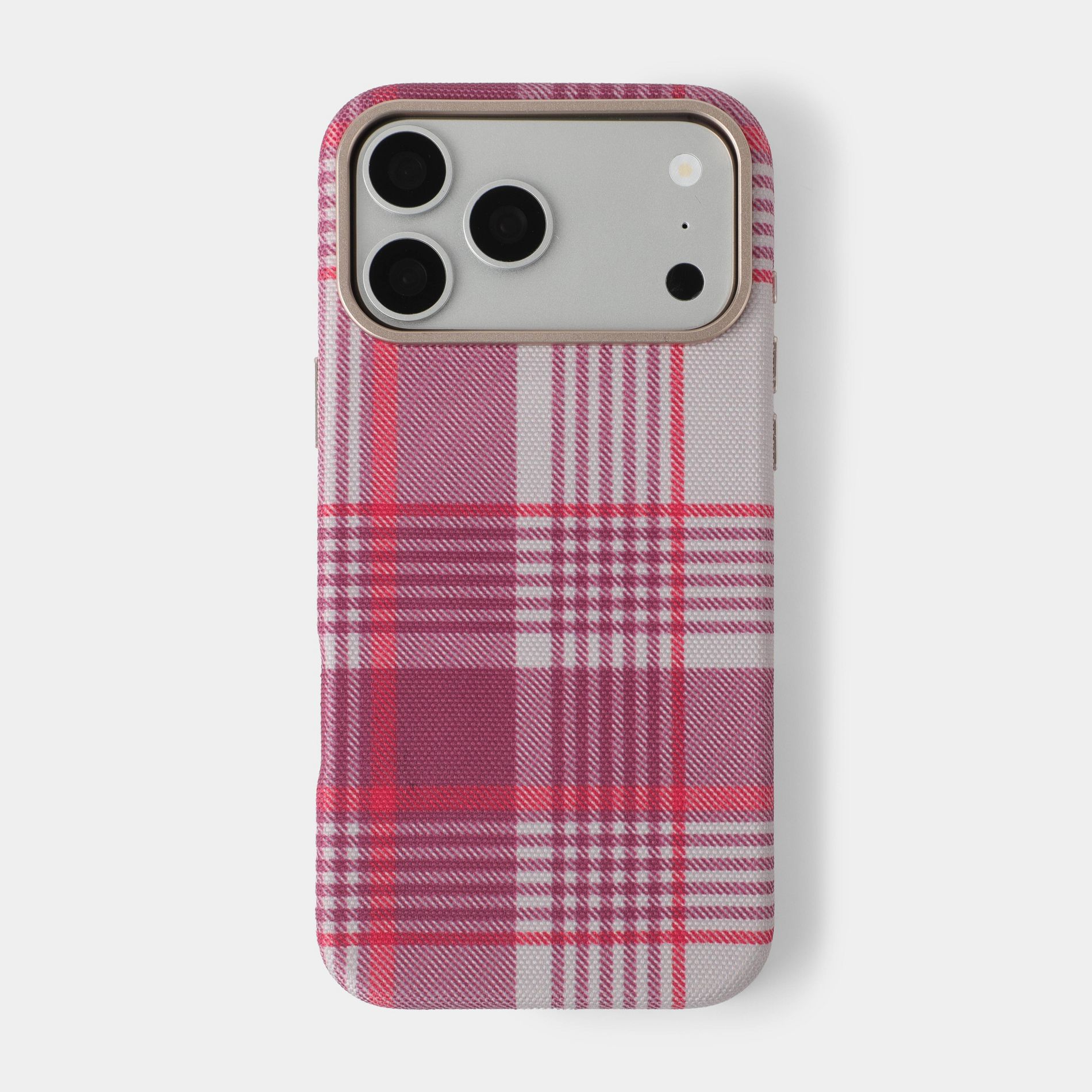 iPhone 17 Pro Max Plaid Phone Case - heyday™ Cranberry Fizz