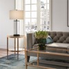 Double Shelf Metal Round Side Table in Brass and Gold Finish - Henn&Hart - 4 of 4