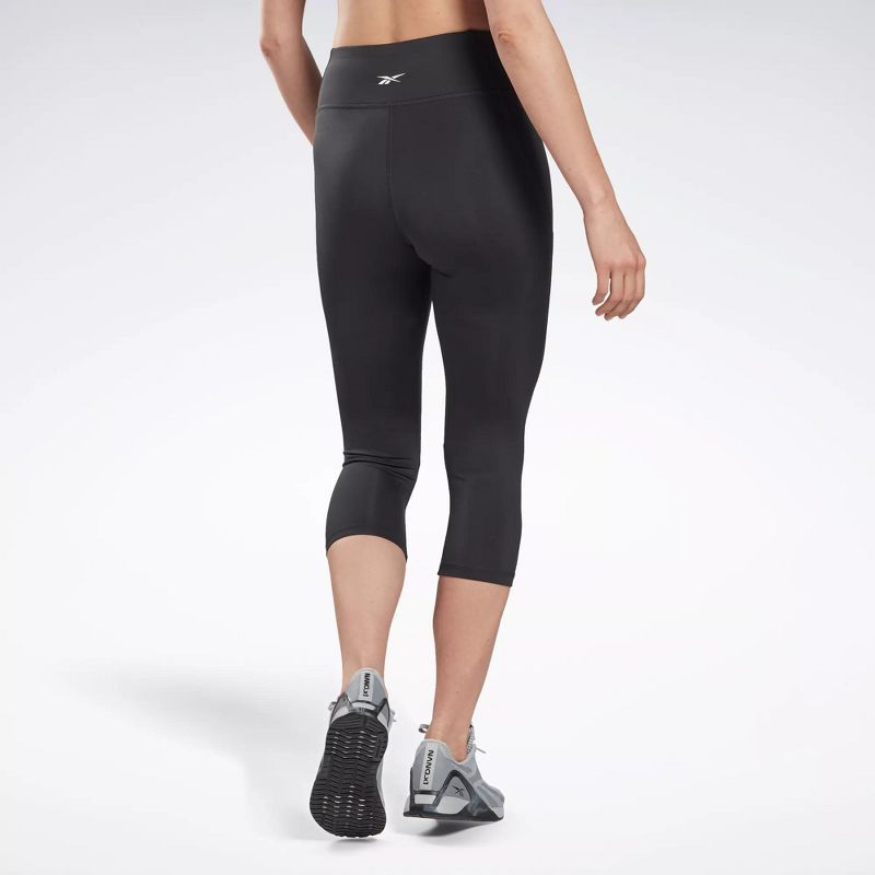 Reebok Workout Ready Pant Program Capri Tights Womens Athletic Leggings, 3 of 7