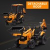 Jojoka 4 in 1 JCB Ride On Excavator, 12V Kids Toy with Remote Control & Front Loader & Digger, Four Transformable Forms - 4 of 4