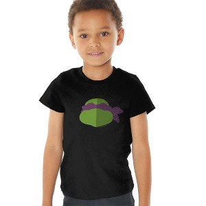 Toddler Boys' Teenage Mutant Ninja Turtles Donnie Face Kids T-Shirt - 1 of 4