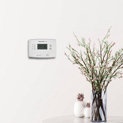 Honeywell White Digital Programmable Thermostat with Backlit Display