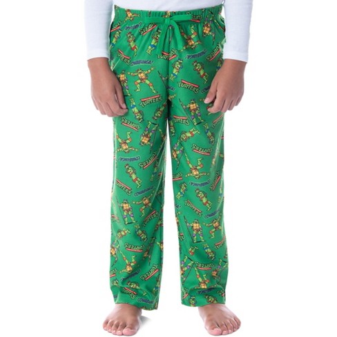  Teenage Mutant Ninja Turtles Boys Pyjama Set, Kids Black &  Green T-Shirt & Shorts Nightwear Pajamas