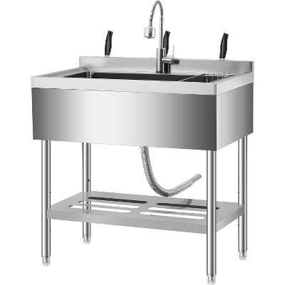 35.8x 19.7 x 35.4 inch with faucet