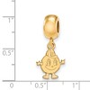 Black Bow Jewelry 14k Yellow Gold Plated Sterling Silver Syracuse Oranges NCAA Bead Charm - 2 of 3