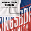 Kingsborough Community College Fan Zone Silky Touch Super Soft Throw Blanket 50x60 - 4 of 4