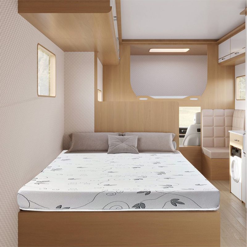 Continental Sleep, 4" High-Density Foam RV Mattress Replacement, Medium Firm, Good for Trailers, Camper Vans,, 3 of 8