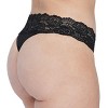 Skarlett Blue Women's Goddess Lace Trim Thong 371213 - 3 of 3