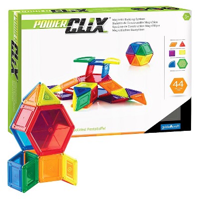 Guidecraft PowerClix Solids 44 Piece Set