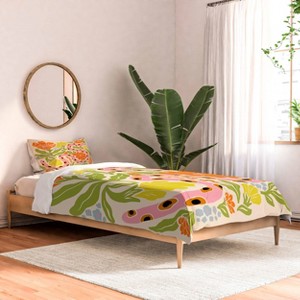 Deny Designs Jaclyn Caris Snake In The Garden Twin/Twin Xl Comforter and Sham Set 2pc Set - 1 of 4