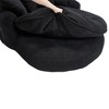 Kumasinova Giant Bean Bag Chair with 5 Pillows,Oval Bean Bag Chairs for Adults,Floor Sofa with Wrap Around Back,Lounge Chair Indoor for Living Room - 4 of 4