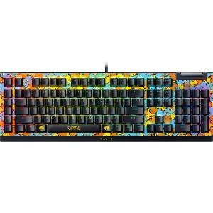 Razer BlackWidow V4 Green Switch Pokemon Kanto Starters Edition Mechanical Gaming Keyboard - 1 of 4