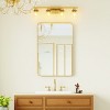 Wall-Mounted Mirror Rectangle Bathroom Vanity Mirrors Framed Mirrors Aluminum Framed Bathroom Mirror - 3 of 4