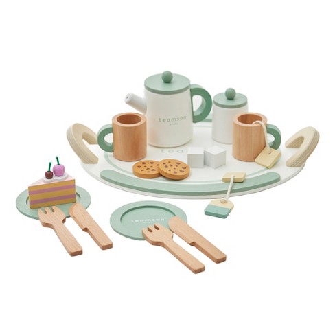 Fao Schwarz Hand-glazed Ceramic Tea Party Set - 9pc : Target