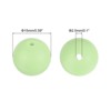 Unique Bargains Round Loose Silicone Beads for DIY Keychain Jewelry Making 50 Pcs - 3 of 4