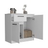 NicBex Wooden Dresser for Bedroom,Modern Style Dresser with 2-Door Cabinets,Dressers for Kids Room,Living Room,Entry and Hallway - 4 of 4